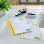 Classificador Plastico Capa Transparente Leitz (4191) Amarelo