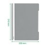 Classificador LEITZ 4191 Capa Transparente (Preto)