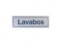 Sinalética (Lavabos) Plástico Adesivo 17x5.5mm