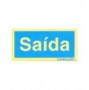 Sinalética (Saída) Plástico Adesivo 17x5.5mm