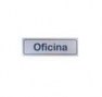 Sinalética (Oficina) Plástico Adesivo 17x5.5mm