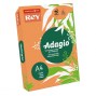 Papel Fotocopia A4 Adagio 80gr (Laranja Intenso) 500 Folhas