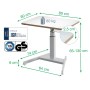 Mesa Apoio Elevatória LEITZ Ergo Elétrica Branco