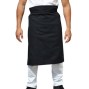 Avental de Cintura Comprido com bolso central (72x94cm) Preto