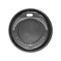 Tampa Ø8cm Para Copos 240ml Preto PS (100un)
