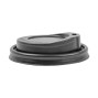 Tampa Ø8cm Para Copos 240ml Preto PS (100un)