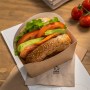 Caixa Bagel Scoop Kraft THEPACK 12x4,5x12cm (100un)
