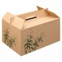 Caixa Com Asa THEPACK Menu Lunch Box Kraft (15x20x28cm)