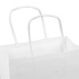 Saco Papel Branco Com Asas 80g (18x08x23cm) 