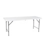 Mesa Dobrável PEREL Branco (70x74x180cm)